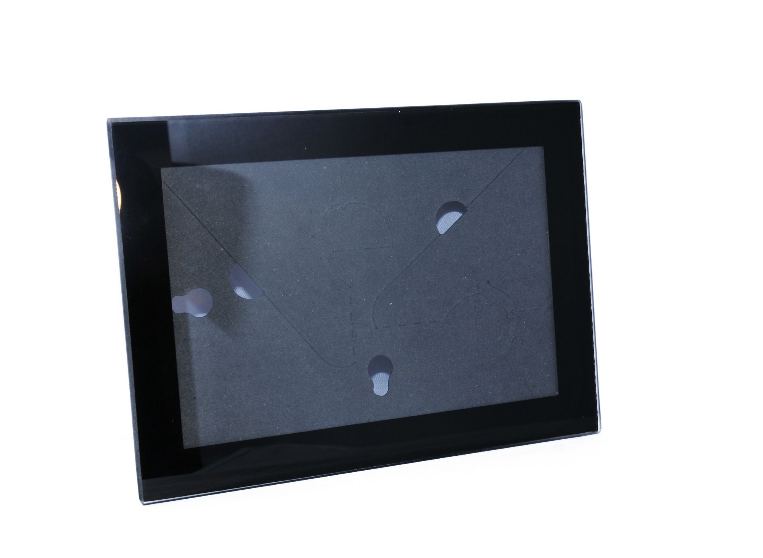 photo frame with glass front